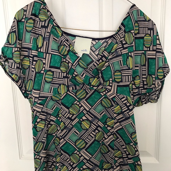 Anthropologie odille woman’s geometric blouse - Picture 2 of 7
